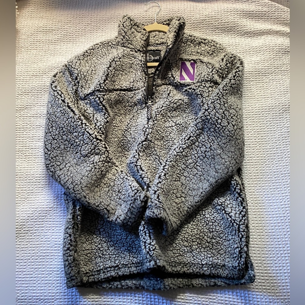 Northwestern university boxer-craft fleece S wildcats